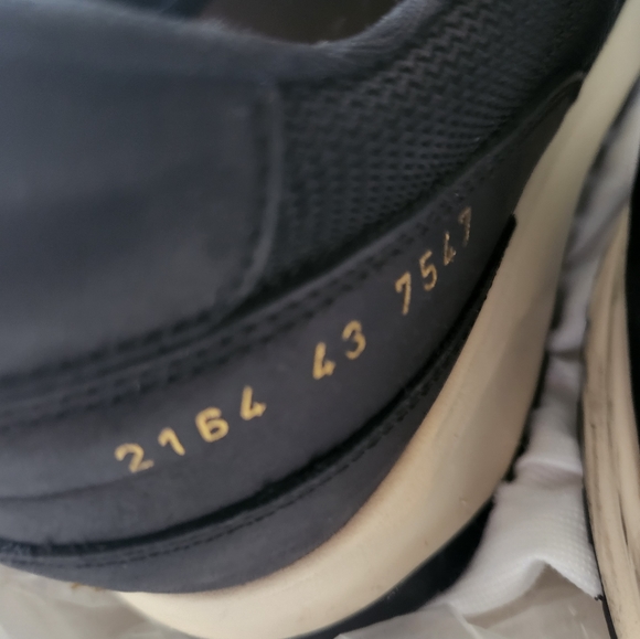 Common Projects Track Vintage in Black in 10 / 43 in ]Good Used Condition - Picture 5 of 6